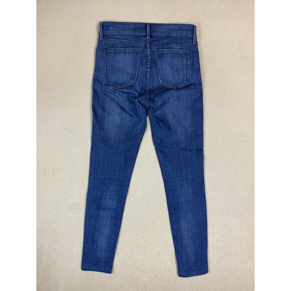 Mott Bow Jeans Womens 26x28 High Rise Skinny Stretch Regular Fit Denim‎ - Picture 12 of 13